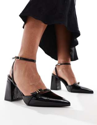 Neim block heeled shoes in black