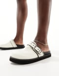 [Raid] RAID Nellie platform mules in cream-White 38 Cream pu