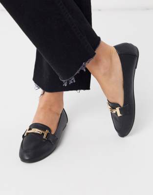 asos gold loafers