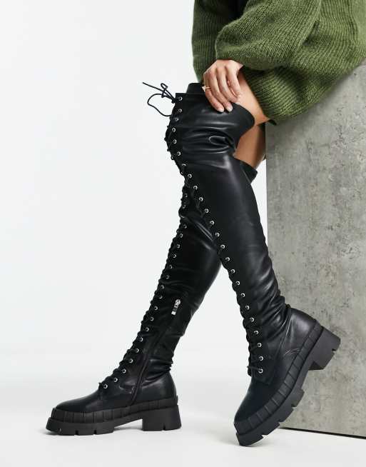 Up to the outlet knee boots