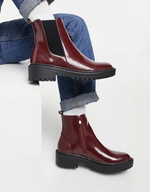 Maroon store chelsea boot