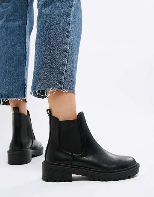 RAID Radar Black Chunky Chelsea Boots | ASOS