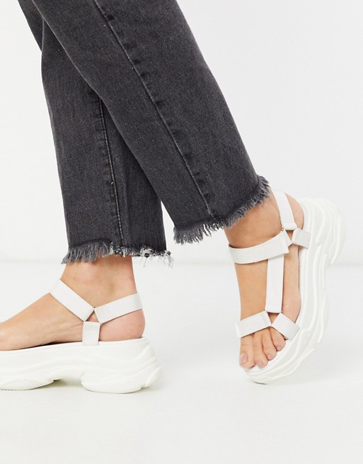 RAID Rania chunky sporty sandals in white