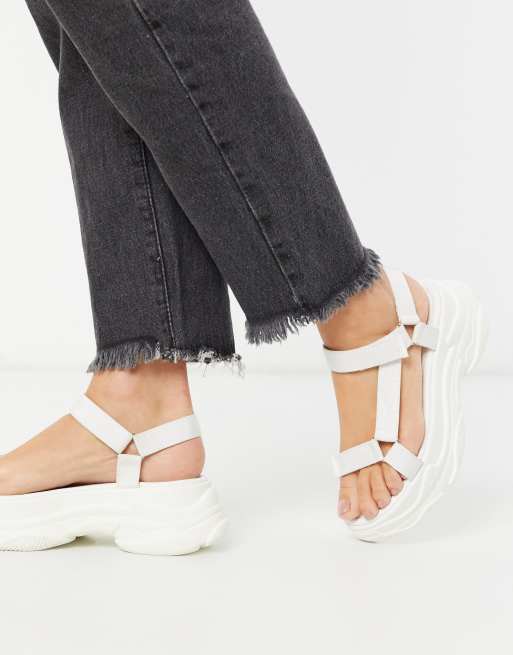 RAID - Rania - Sandales chunky style sport - Blanc