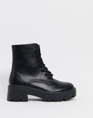 RAID – Rexx – Ankle-Boots in Schwarz mit dicker Sohle