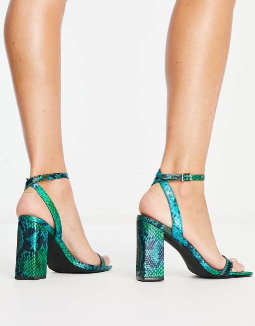 Blue green hot sale sandals