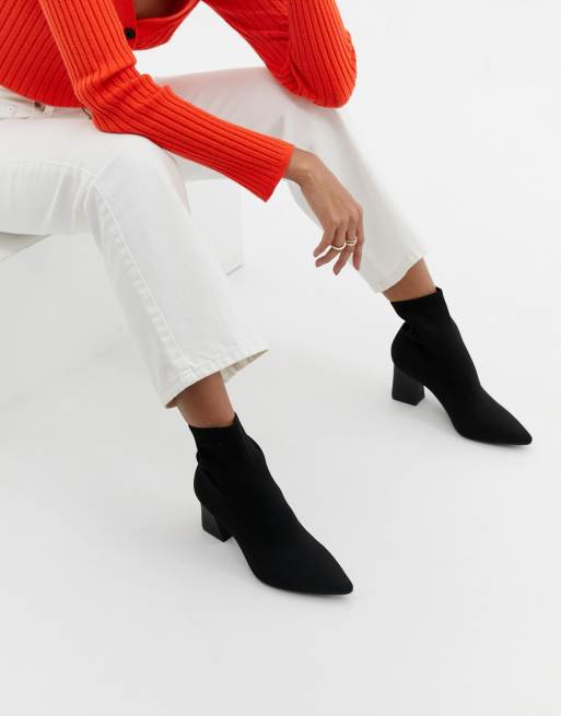 low cut square toe boots