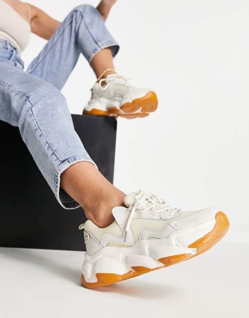 RAID Taylor chunky sneakers in beige
