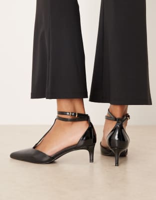 Raid Tosha Kitten Heel Shoes In Black