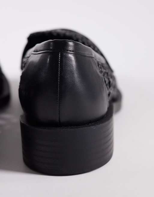 RAID Uliana woven loafers in black, 4 of 4