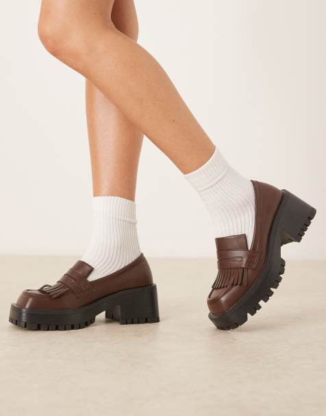 RAID - Vamika - Brune chunky loafers - view 1