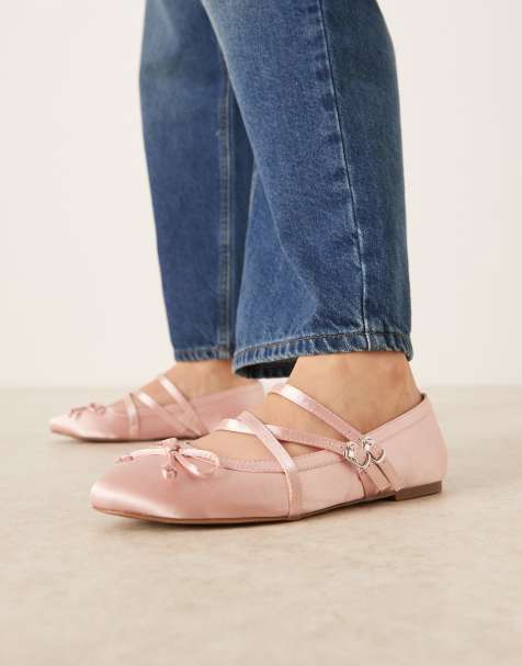 RAID - Varley - Ballerina's in bruin roze satijn - view 1