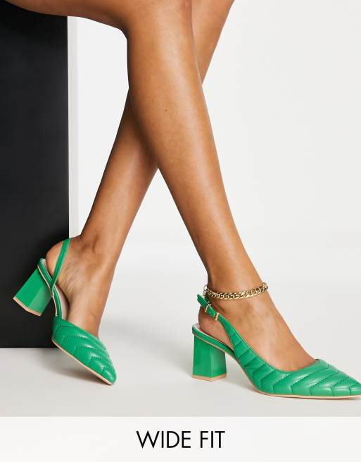 RAID Wide Fit - Adonis - Chaussures à talon mi-haut - Vert