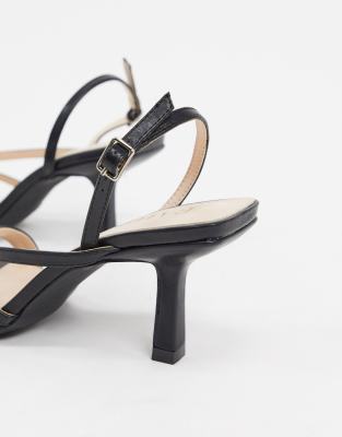 black evening sandals wide fit