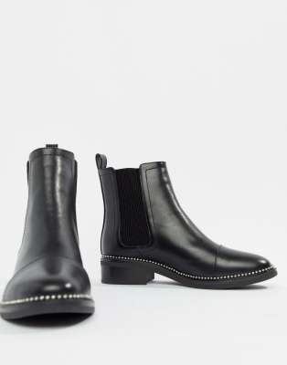 wide fit studded boots