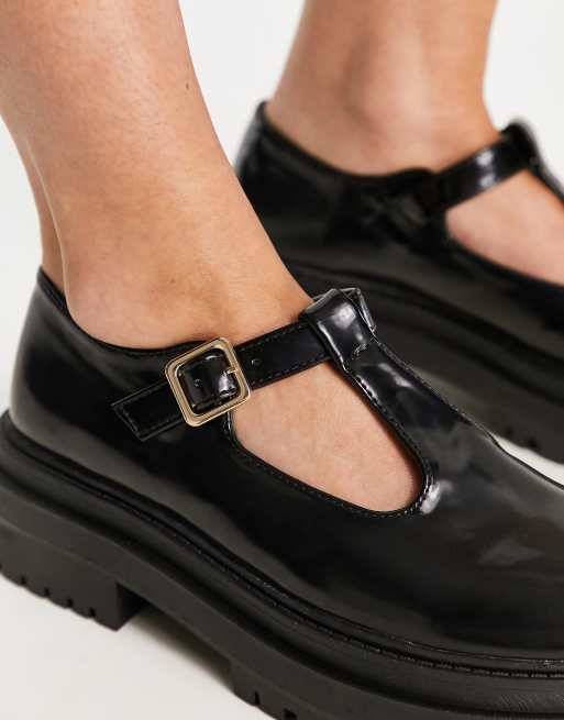 Raid Wide Fit - Boston - Mary Jane schoenen in zwart lakleer, 3 van 4