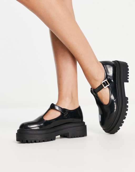 Raid Wide Fit - Boston - Mary Jane schoenen in zwart lakleer, 4 van 4