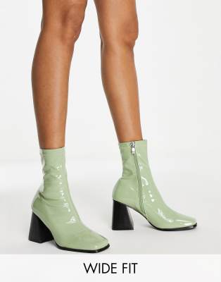 Mid heel sock on sale boot