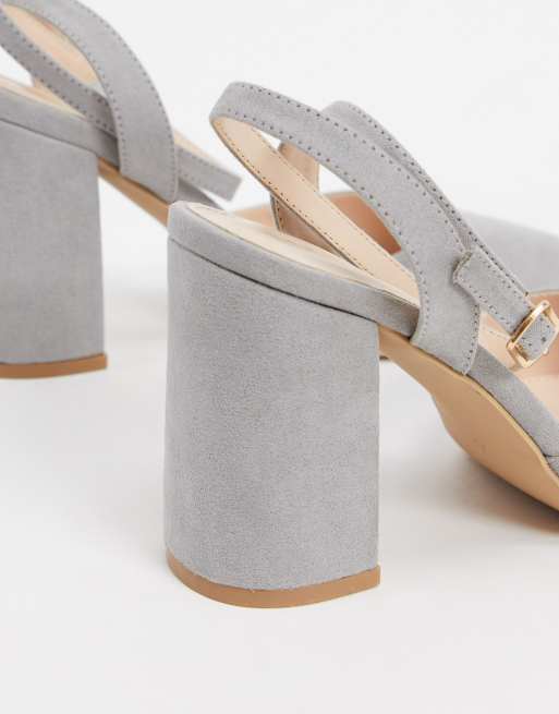 Grey block 2024 heels wide fit