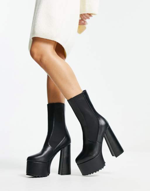 Extreme Platform Ankle Boots