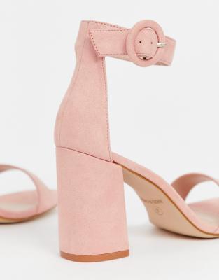 blush wide fit heels