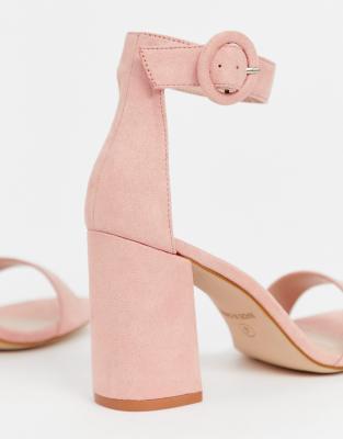 blush heels wide fit