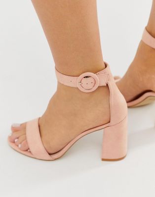 blush wide fit sandals