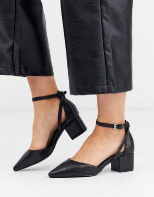 wide fit mid heel shoes