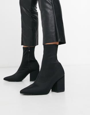 black sock boots asos