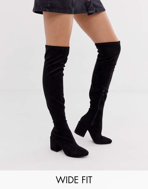 asos wide fit overknees