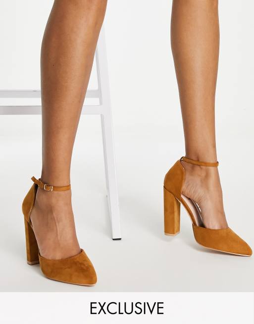 RAID Wide Fit - Mahi - Schoenen met blokhak in camel