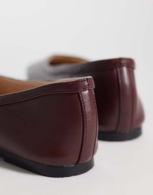 RAID Wide Fit – Maryana – Ballerinas in Burgunderrot , 4 von 4