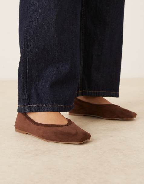 RAID Wide Fit - Maryana - Ballerines en suédine - Marron - view 1