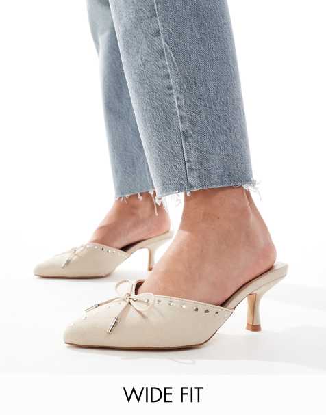 RAID Wide Fit - Mimi - Mules à petit talon - Beige - view 1