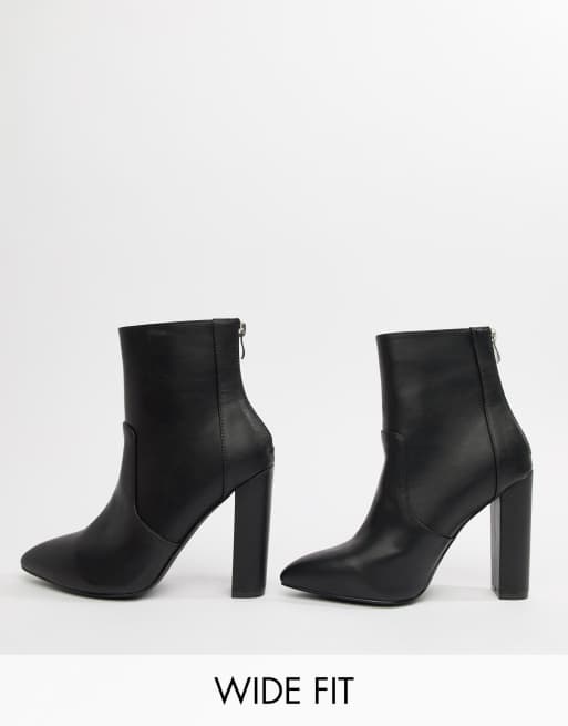 raid lorina heeled ankle boots in black