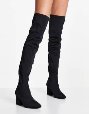 wide fit stretch boots