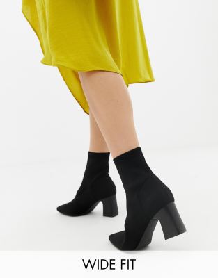 wide sock boots