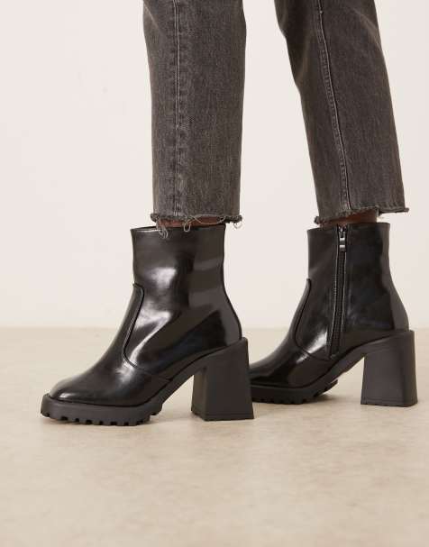 RAID Wide Fit - Sugar - Bottines à talon carré - Noir - view 1