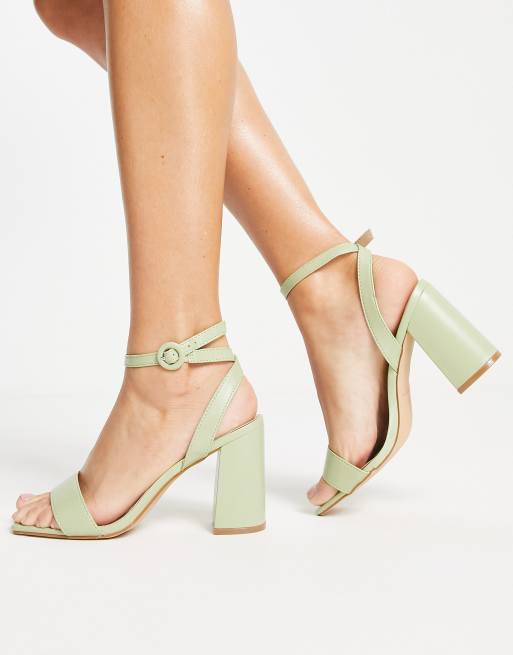 Pale 2025 green heels