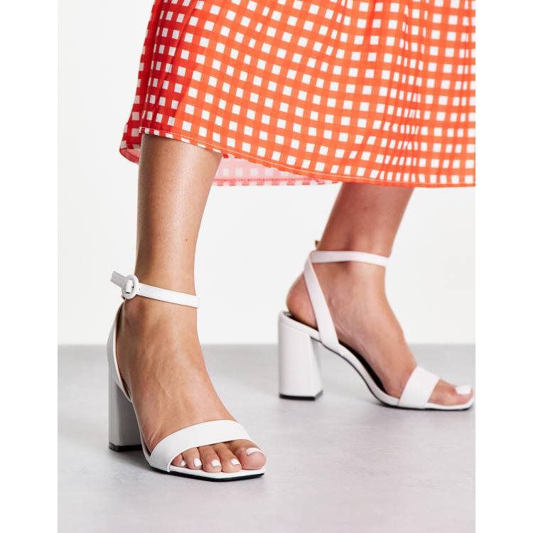 White block sales heels asos