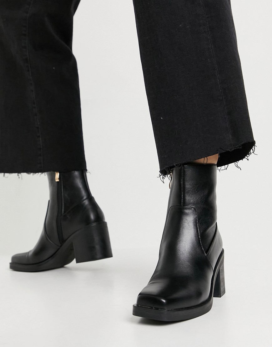 RAID Zerrin heeled ankle boots in black