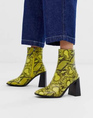 ankle snake boots