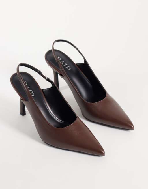 RAID Ziva skor med klack i brunt, 2 av 4