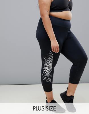 Rainbeau Curve Nicole Capri Leggings-Flerfärgad