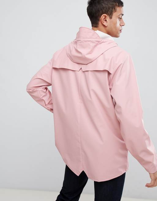 Rains store pink raincoat