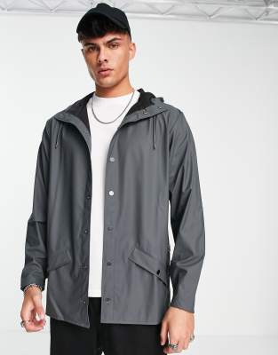 rains grey jacket