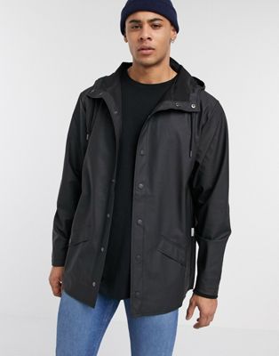 Rains 12010 jacket in black - ASOS Price Checker