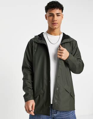 Rains Rains 12010 jacket in green