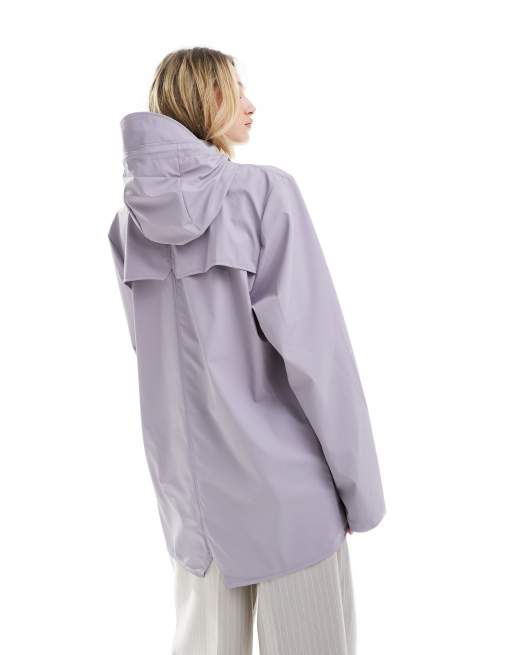 Rains - 12010 - Unisex - Kort regnjakke i grålilla, 2 af 4