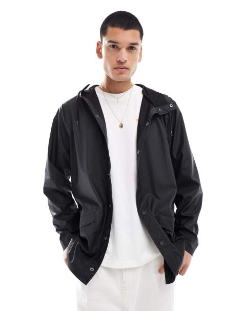 Rains - 12010 - Veste imperméable courte - Noir - view 1